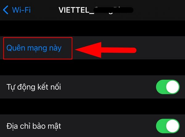 iphone 6 bắt được wifi nhưng không kết nối