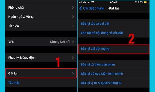 iphone 6 bắt được wifi nhưng không kết nối