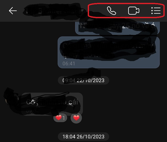 Nhấn mở biểu tượng 3 gạch