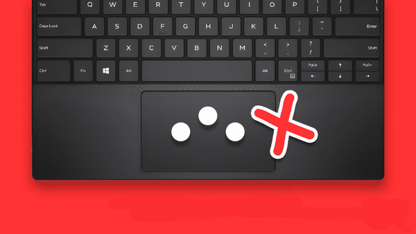 mất con trỏ chuột trên màn hình laptop