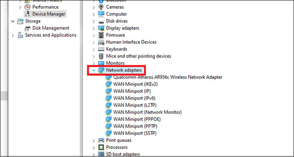 lỗi laptop tự nhiên đột nhiên mất wifi