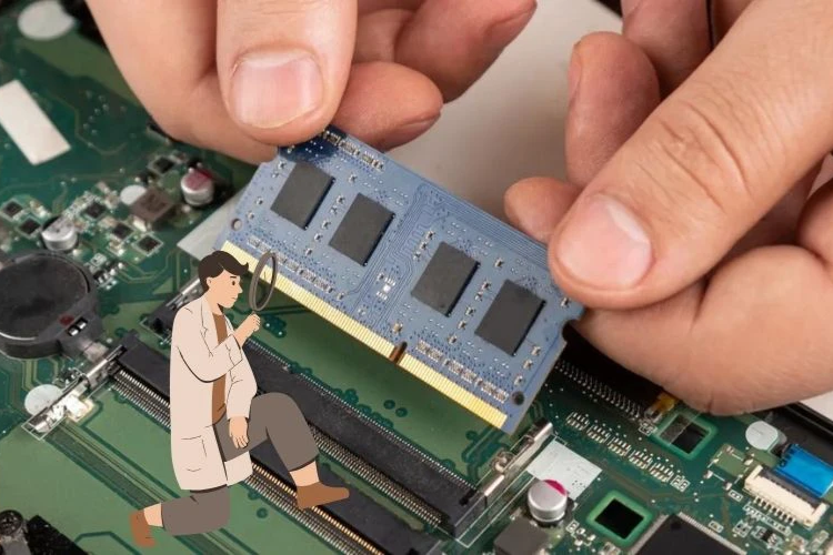 Tháo và lắp lại RAM