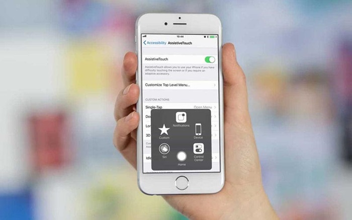 Chụp màn hình điện thoại iPhone bằng AssistiveTouch