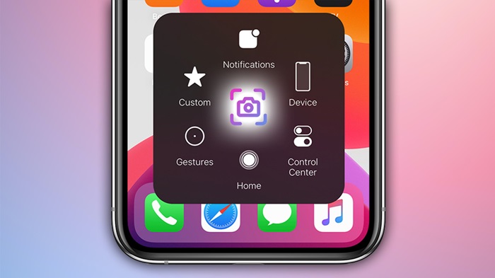 Chụp ảnh màn hình iPhone bằng AssistiveTouch