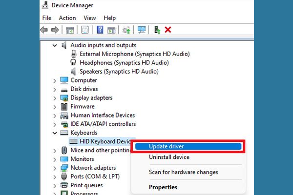 bàn phím laptop hp bị liệt