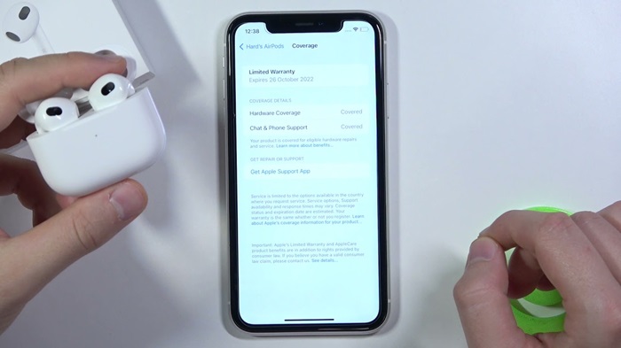 Bảo hành sản phẩm Airpod của Apple
