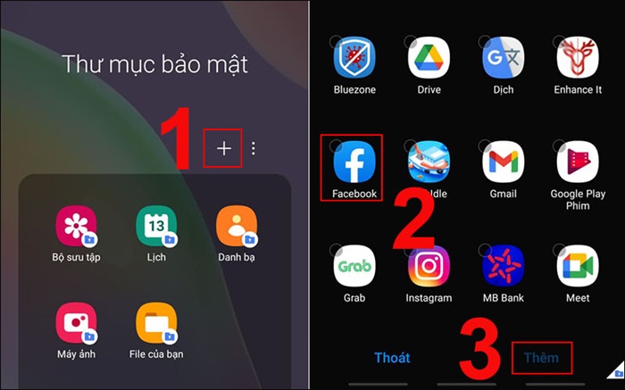 Chọn mục Bảo mật trên điện thoại Samsung