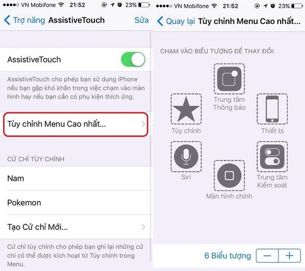 Biểu tượng nút home iPhone