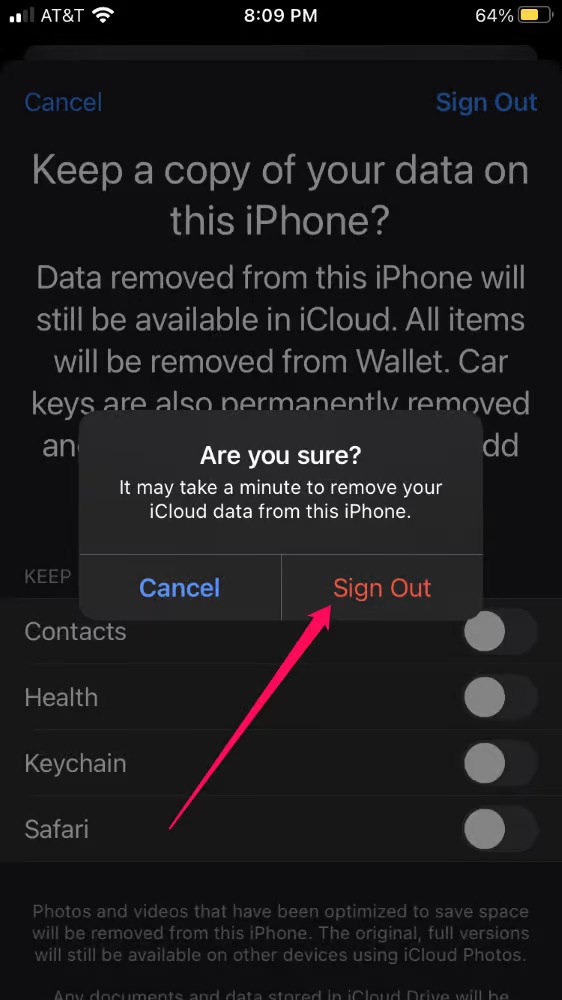 Xác nhận đăng xuất