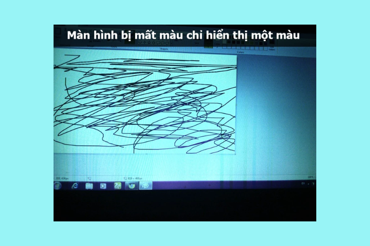 Khắc phục lỗi màn hình laptop bị mất màu