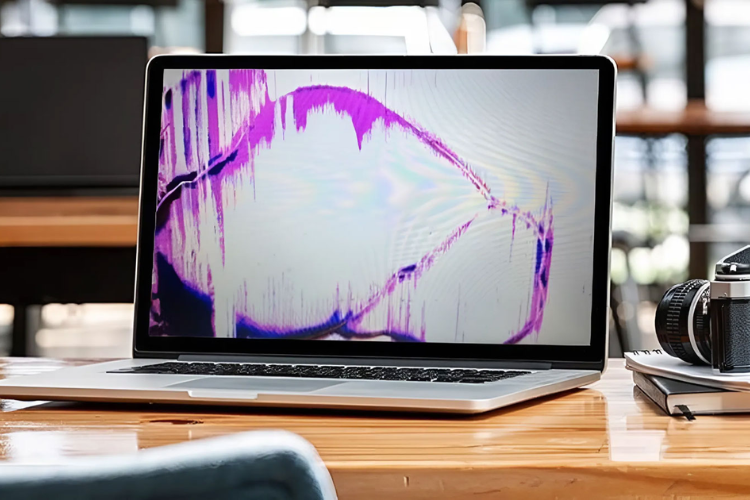 Khắc phục lỗi màn hình laptop bị chảy mực