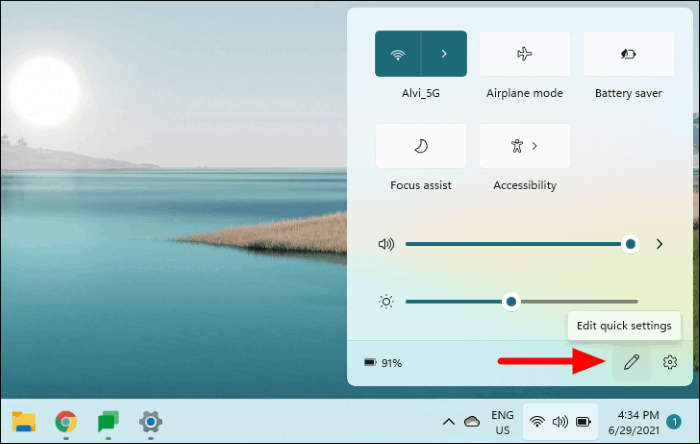Chọn biểu tượng hình cây bút