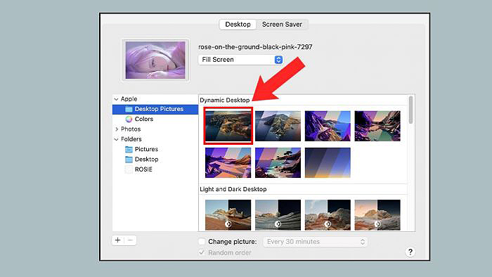 Chọn hình ảnh yêu thích
