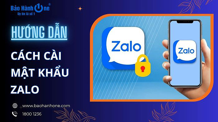 Cách cài mật khẩu Zalo
