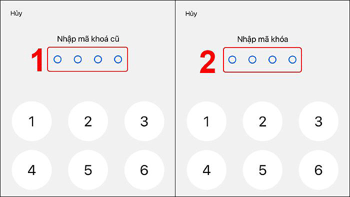 Thiết lập mật khẩu mới