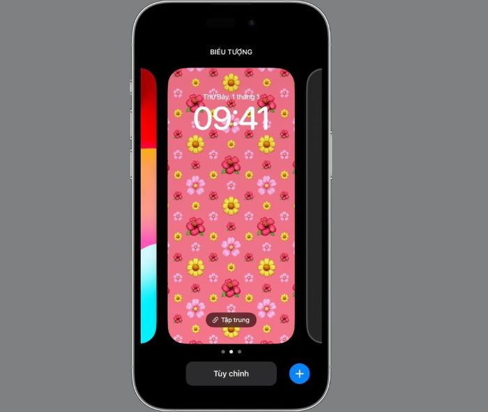 Cách cài hình nền iPhone từ màn hình khóa