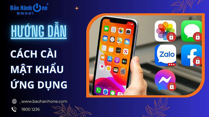 Cách cài mật khẩu ứng dụng