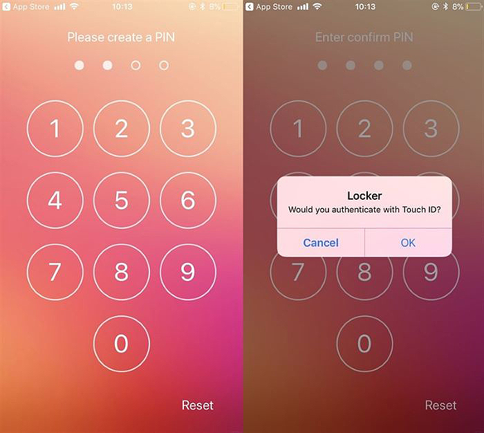 Thiết lập mã PIN