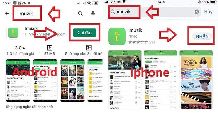 Tải ứng dụng Imuzik