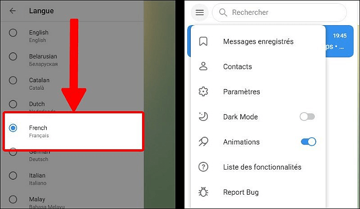 Chọn ngôn ngữ muốn cài đặt