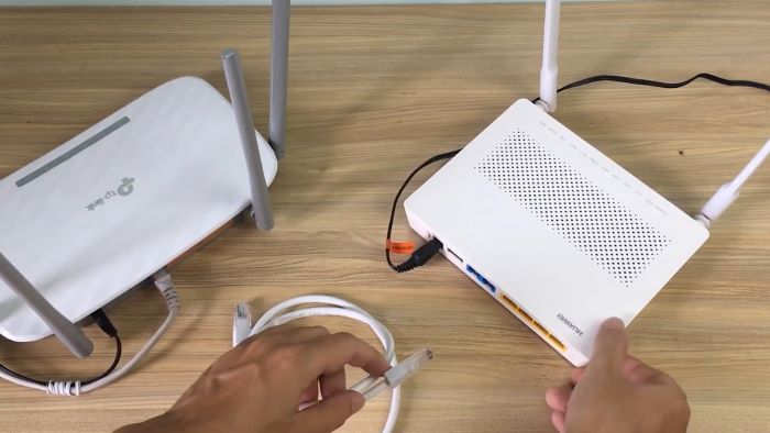 Chuẩn bị dây cáp Ethernet, Router và Modem