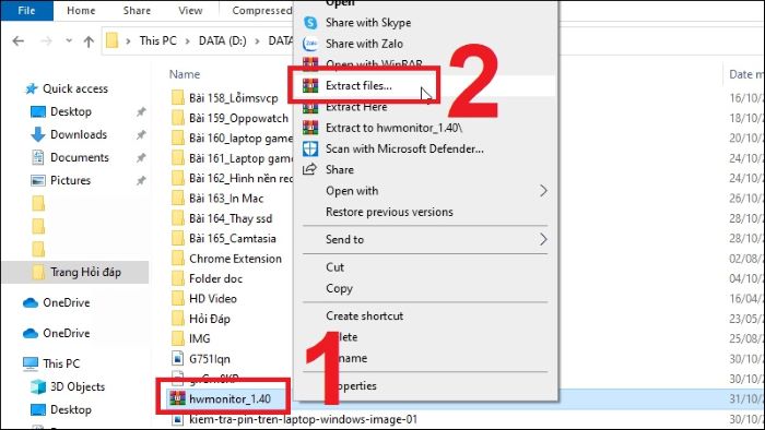 Giải nén tập tin
