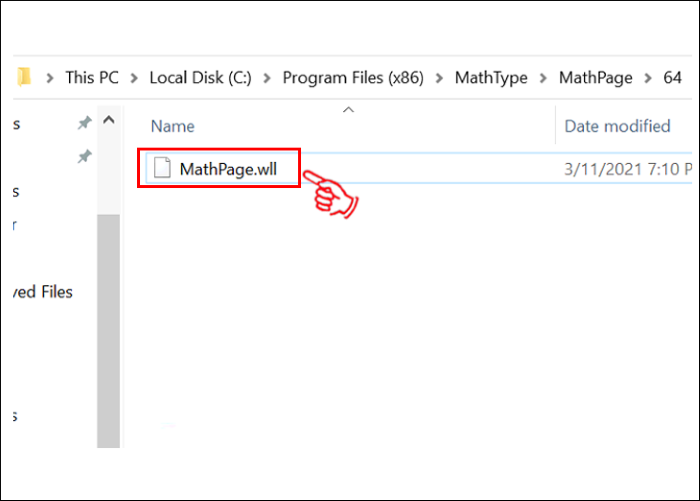 Sao chép file “MathPage.wll”