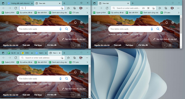cách chia màn hình desktop