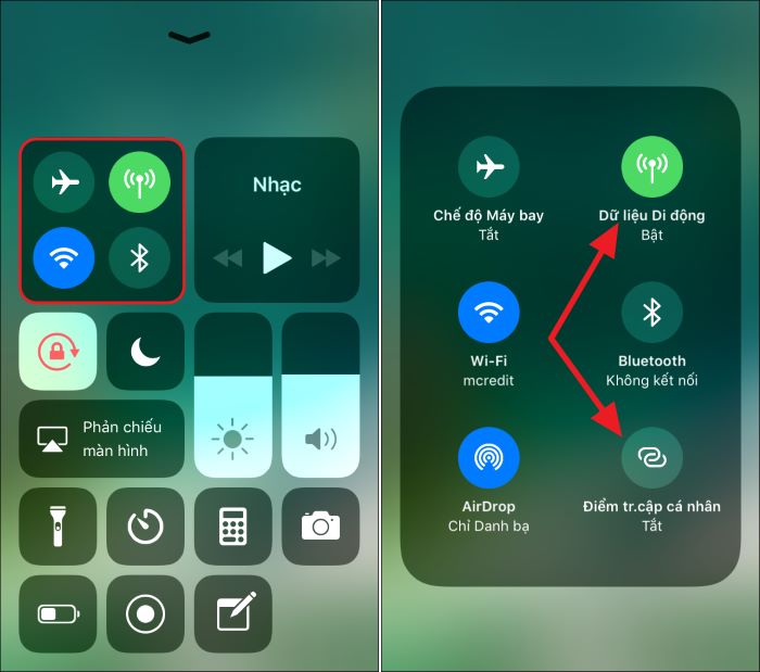 Cách chia sẻ nhanh 4G trên iPhone