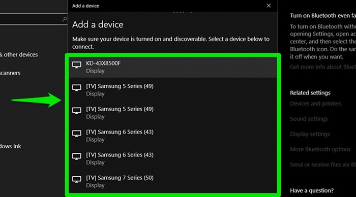 Chia sẻ màn hình PC lên TV