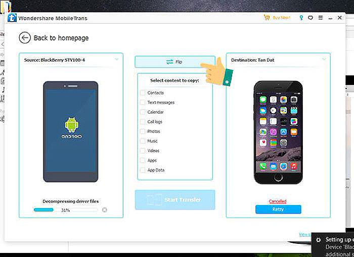 Xác định thiết bị truyền và thiết bị nhận