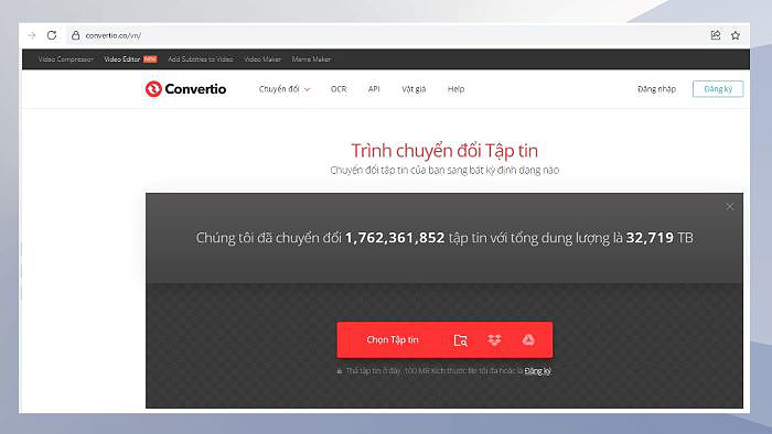 Cách chuyển file ảnh sang Word trên máy tính qua website “Convertio.co”