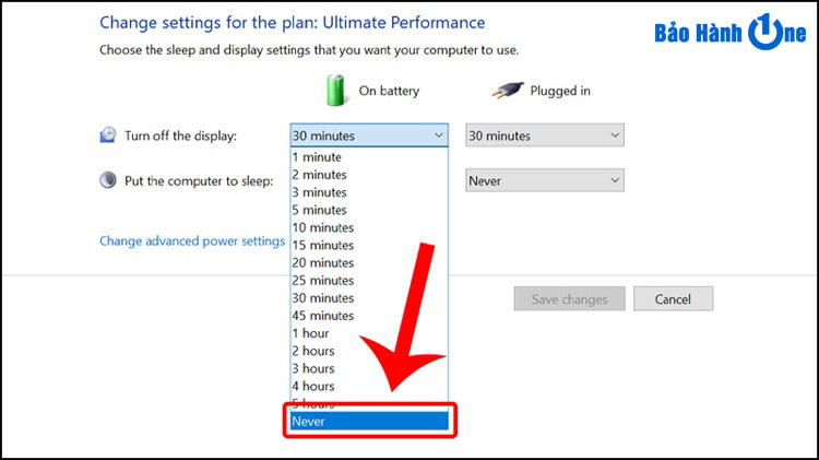 bạn chọn tất cả các mục là