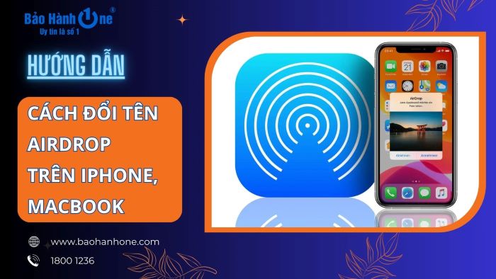 Cách đổi tên Airdrop