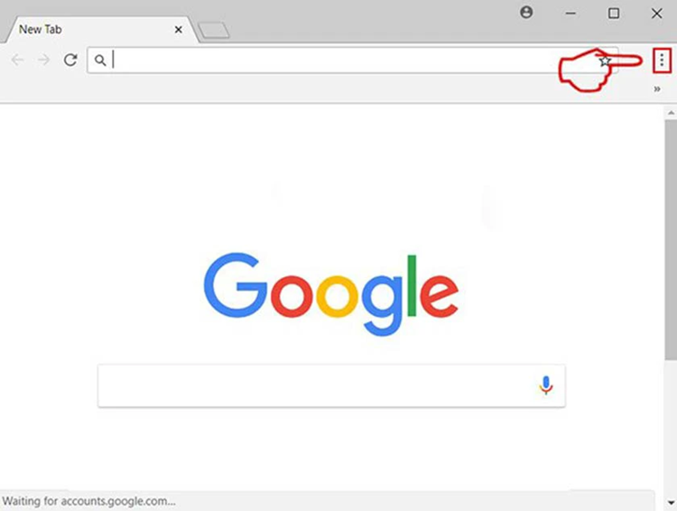 Chọn vào dấu 3 chấm