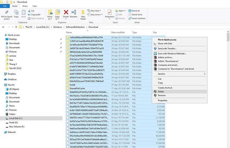 Xóa bộ nhớ trình duyệt hoặc sử dụng trình duyệt khác