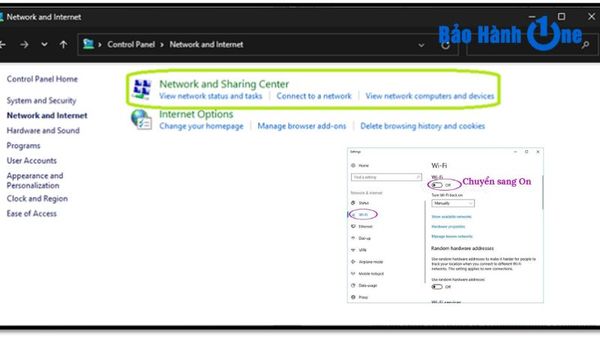 cách bắt wifi cho laptop