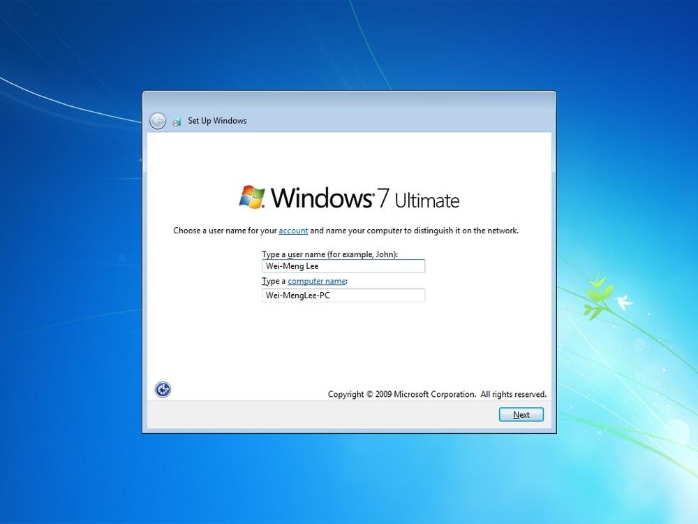 Quá trình cài đặt Windows 7 hoàn tất