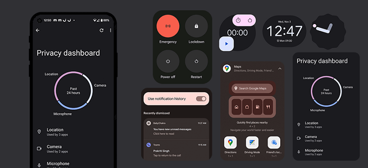 Giao diện được cải thiện khi nâng cấp hệ điều hành Android