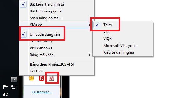 Cài đặt gõ tiếng Việt trong Unikey