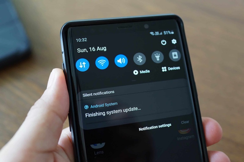 Cập nhật hệ điều hành điện thoại