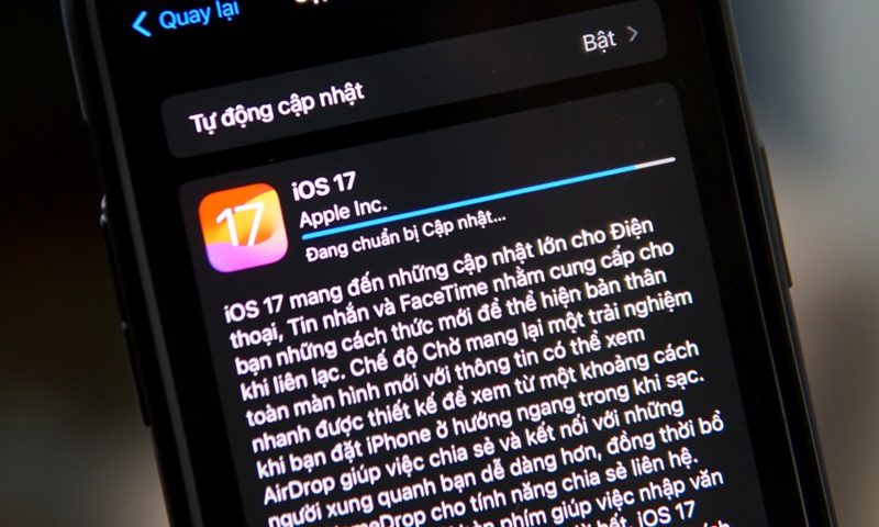 Thường xuyên cập nhật hệ điều hành iOS cho iPhone