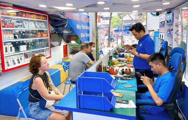 Samsung M54 5G bị sọc màn hình