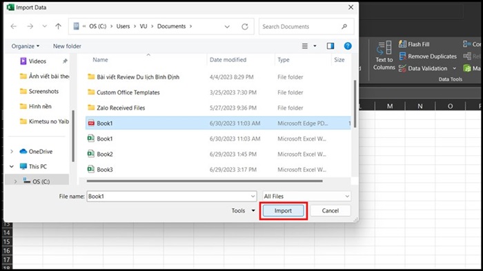 Chuyển PDF sang Excel với Microsolf Office