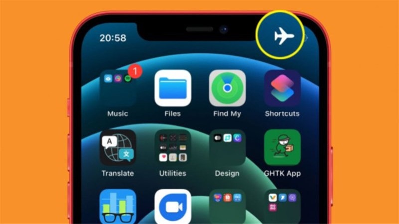 Tắt chế độ máy bay trên iPhone