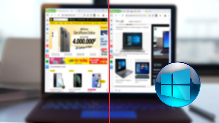 Chia đôi màn hình laptop