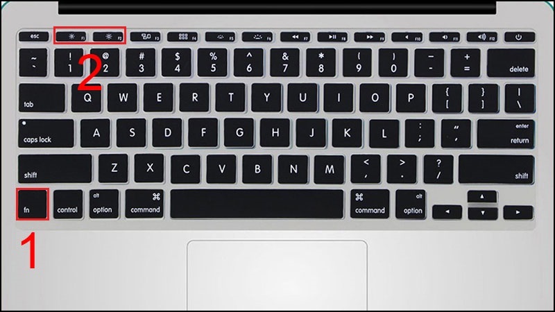 Chỉnh độ sáng trên MacBook