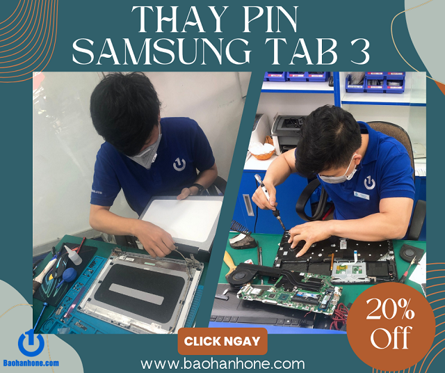 Thay pin máy tính bảng Galaxy Tab 3 giá rẻ tại Bảo Hành One