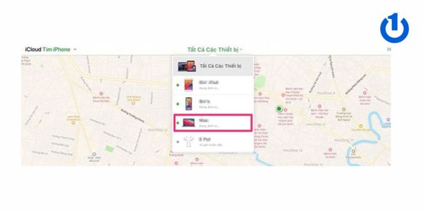 Chọn vào tên máy Mac của bạn
