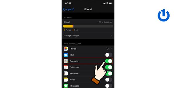 Hoàn thành tắt đồng bộ danh bạ